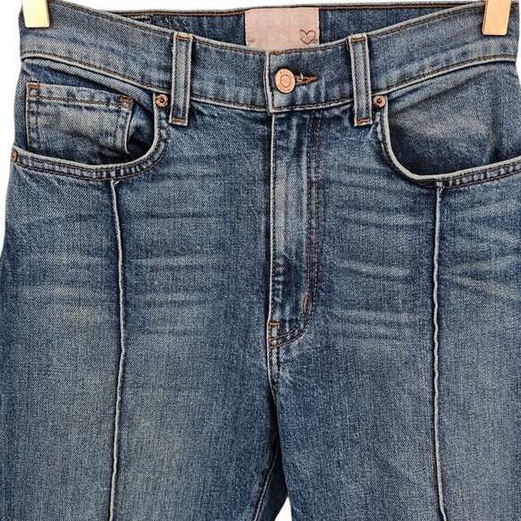 Revice Womens 27‎ Venus Crop Stargazer Star Butt Jeans - Picture 3 of 14